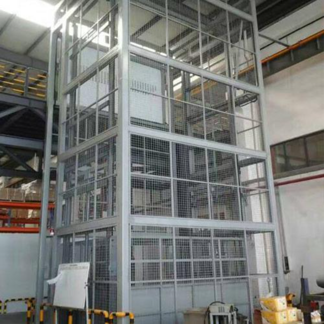 东丰导轨式升降平台货梯